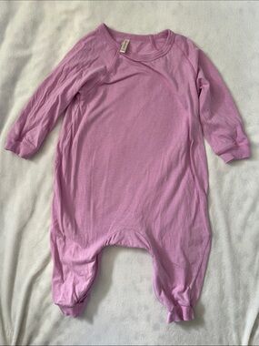 Gunamuna pink long sleeve romper